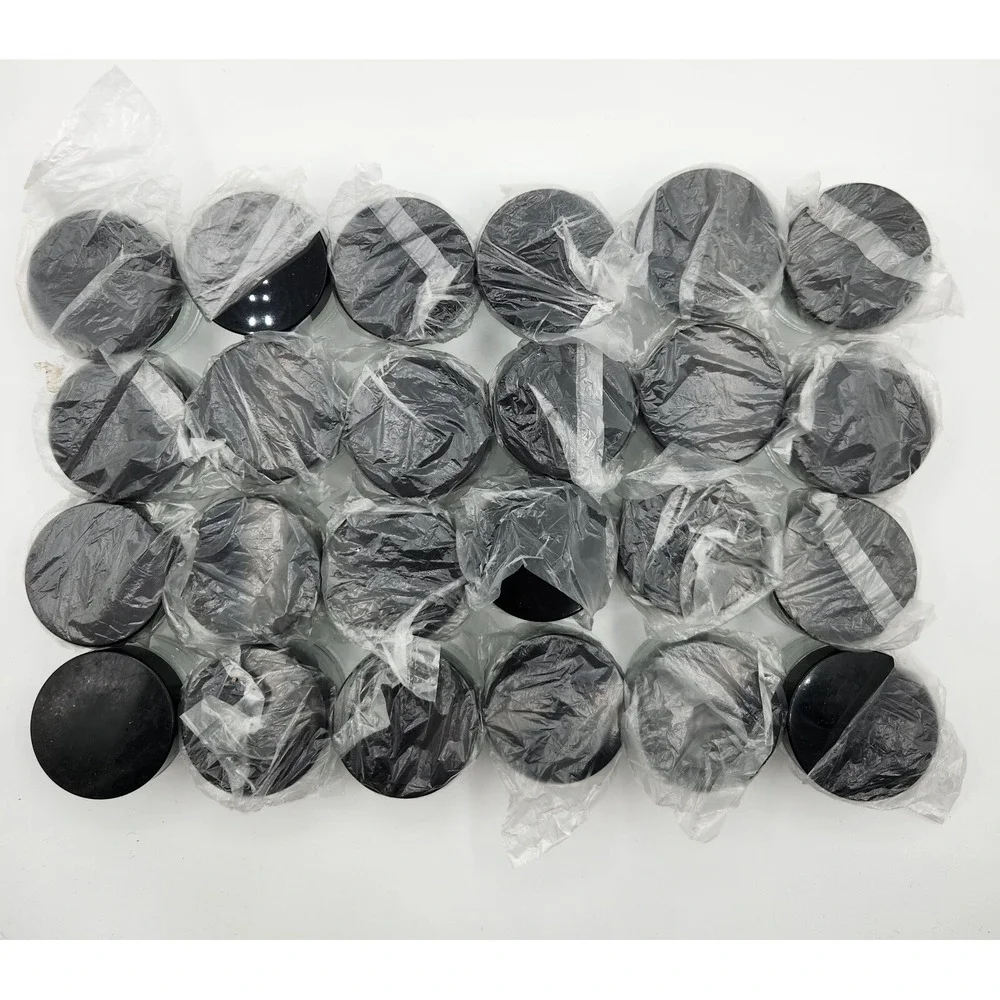 24 Pack 1 oz Glass Cosmetic Container Jars with Lid for Makeup Powders Ointment